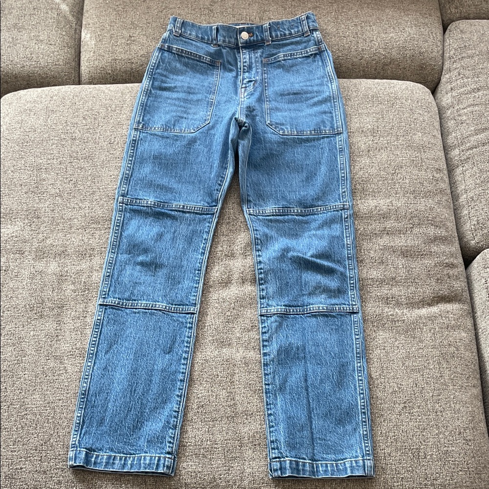 Madewell 90's Straight Blue Jeans